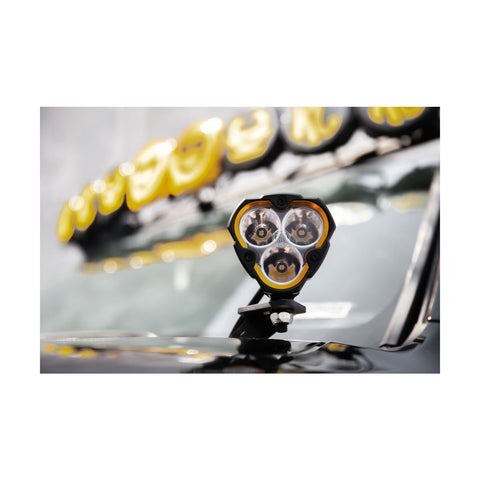 KC Hilites FLEX ERAâ„¢ 3 - Single Light - 40W Spot Beam