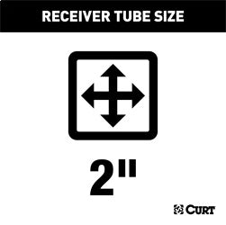 CURT Class 3 Trailer Hitch; 2in. Receiver; Select Ford Ranger