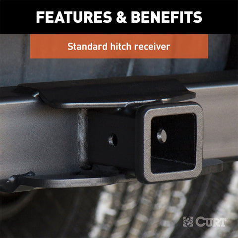 CURT Xtra Duty Class 5 Hitch; 2in.; Select Chevy Silverado; GMC Sierra 1500; 2500