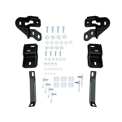Westin Platinum 4 Oval Nerf Step Bars; Black; Steel; Mount Kit Included; Rocker Mount;