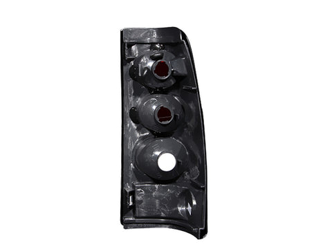 Anzo USA Tail Light Assembly; Clear Lens; Chrome Housing; Pair;