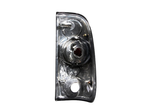 Anzo USA Tail Light Assembly; Clear/Red Lens; Carbon Housing; Pair;