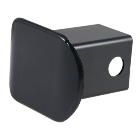 CURT CURT 22180 Black Plastic Trailer Hitch Cover; Fits 2-Inch Receiver