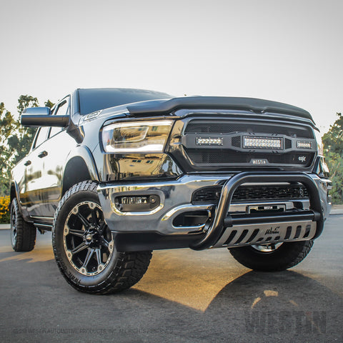 Westin Ultimate Bull Bar; Chrome;