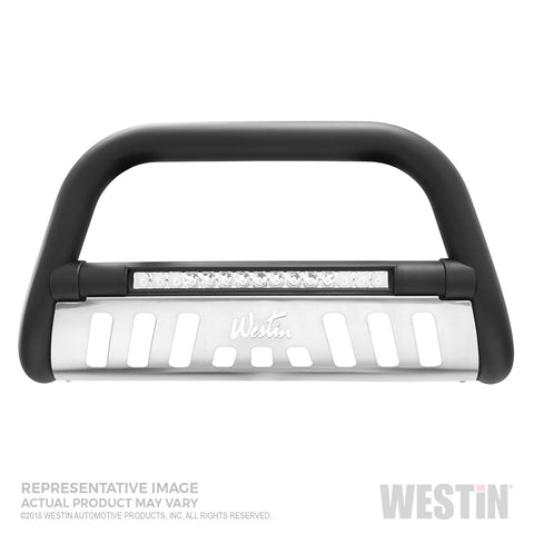 Westin Ultimate LED Bull Bar; Textured Black;