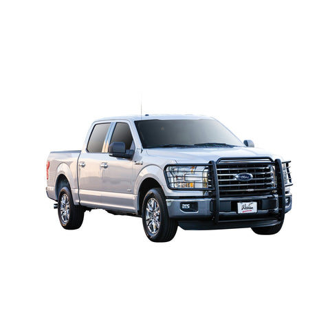 Westin Sportsman Grille Guard; Black; Steel; Double Hood Bar;