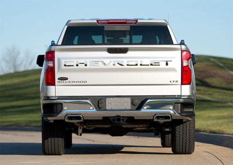 Putco Chevrolet Tailgate Lettering; Stainless Steel; Chevrolet Cut Letters;