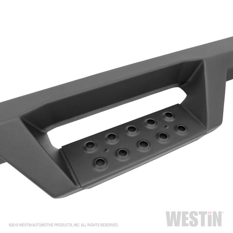 Westin HDX Drop Nerf Step Bars; Textured Black Powder Coated Steel; Mount Kit Included;