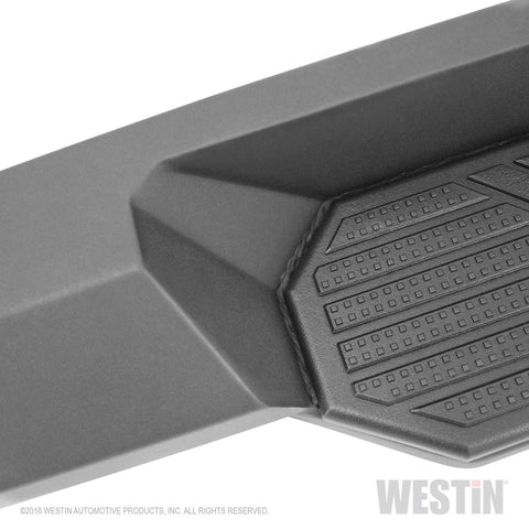 Westin HDX Drop Nerf Step Bars; Textured Black; For Quad Cab;
