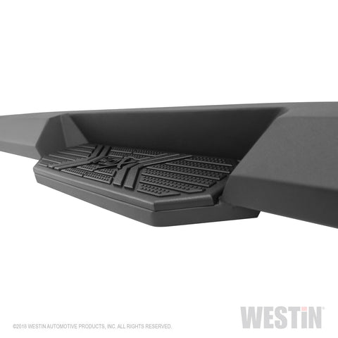 Westin HDX Drop Nerf Step Bars; Textured Black; For Quad Cab;