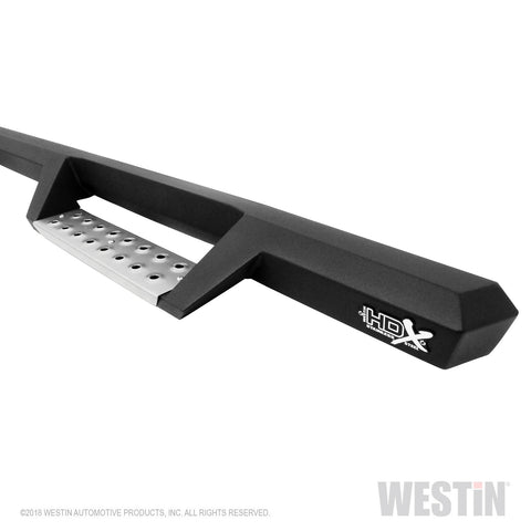 Westin HDX Stainless Drop Wheel To Wheel Nerf Step Bars; Textured Black;