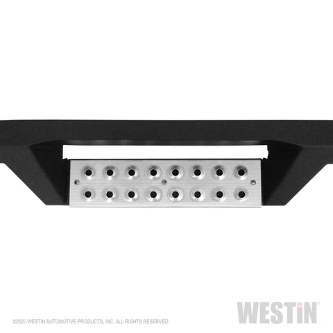 Westin HDX Stainless Drop Wheel To Wheel Nerf Step Bars; Steel; Textured Black;