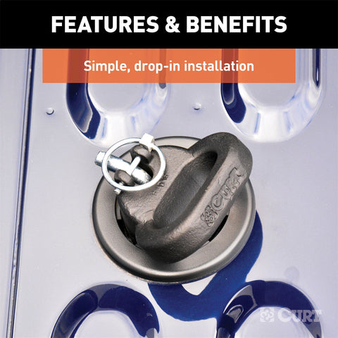 CURT OEM Puck System 2-5/16in. Gooseneck Kit; Ram (30K)