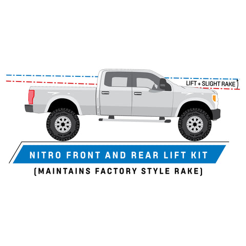 Pro Comp Suspension Level Lift Block With U-Bolt Kit