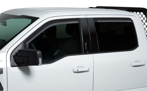 Putco Element Window Visors; 4 pc.; Matte Black;