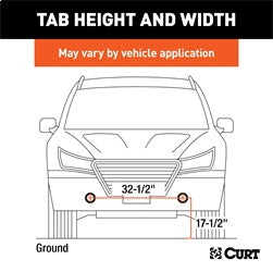 CURT Custom Tow Bar Base Plate; Select Escalade; Suburban; Tahoe; Yukon; XL