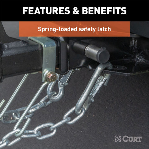 CURT 3/8in. Snap Hook (2;000 lbs.)