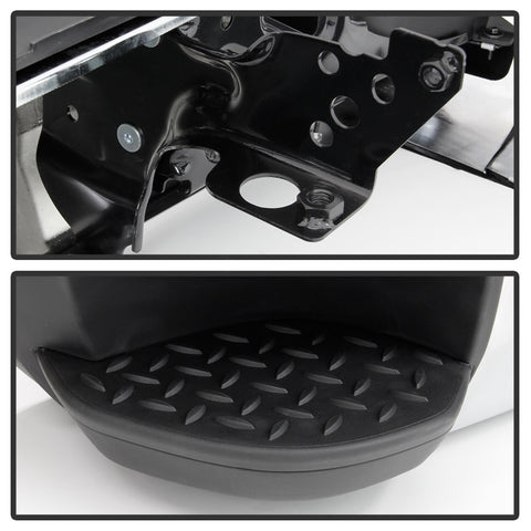Spyder Auto Rear Steel Bumper; Chrome; OEM PN[84077957-PFM];