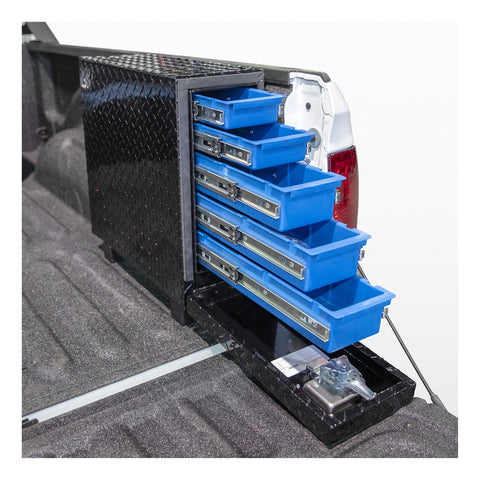 UWS Gloss Black Aluminum 18in. Drawer Truck Tool Box (LTL Shipping Only)