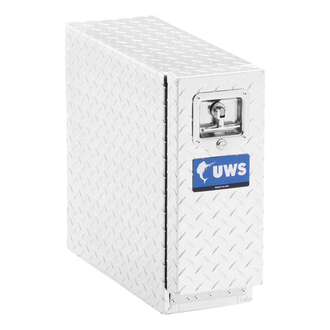 UWS UWS DS-18 Drawer Truck Tool Box with 5 Sliding Drawers (18 Inch-Bright Aluminum)