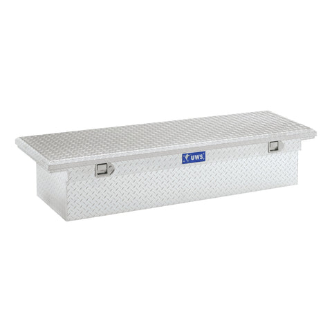 UWS Bright Aluminum 69in. Crossover Truck Tool Box; Low Profile (Heavy Packaging)