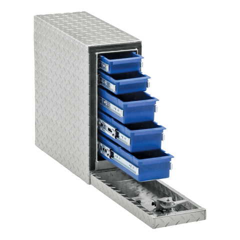 UWS UWS EC20021 18-Inch Heavy-Wall Aluminum Truck Bed Tool Box with 5 Drawers