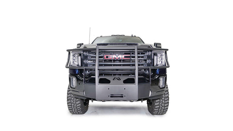 Fab Fours Winch Mount; 2 Stage Black Powder Coat;