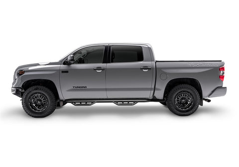 N-Fab Podium LG-Cab Len (2 Steps)-19-21 (New Body Style) Ram 1500 Crew-TX Blk