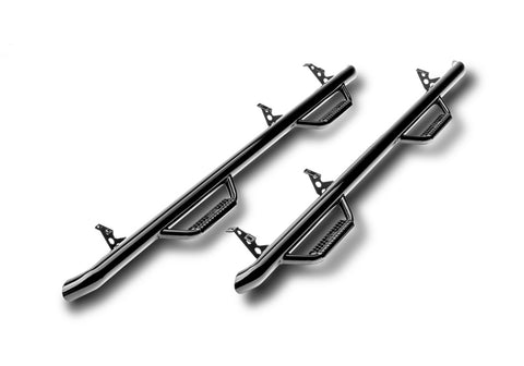 N-Fab Nerf Step-W2W w/o Bed Acs (2 Stps)-16-21 Titan 6ft.7in. King-Gloss Blk