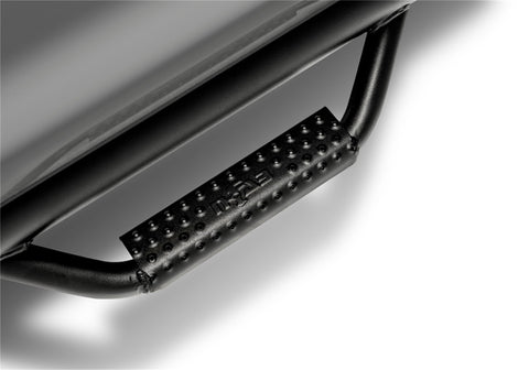 N-Fab Nerf Step-W2W w/Bed Acs (3 Stps)-01-06(07 Cls)Silv/Sierra HD 6ft.6in.Crew-TXBlk