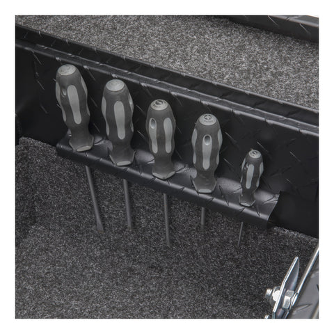 UWS Matte Black 69in. Secure Lock Truck Tool Box; Low Profile (LTL Shipping Only)