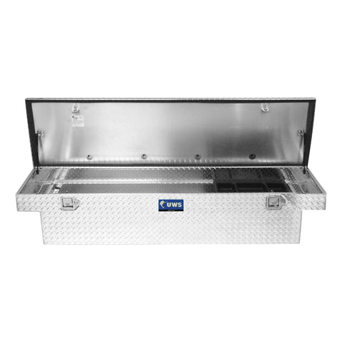 UWS UWS TBS-66 Crossover Tool Box (66 Inch Truck Tool Box-Bright Aluminum)