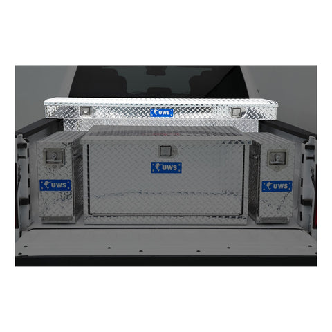 UWS UWS TBS-69 Crossover Tool Box (69 Inch Truck Tool Box-Bright Aluminum)