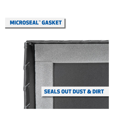 UWS Matte Black 72in. Truck Tool Box; Low Profile; Pull Handles (LTL Shipping Only)