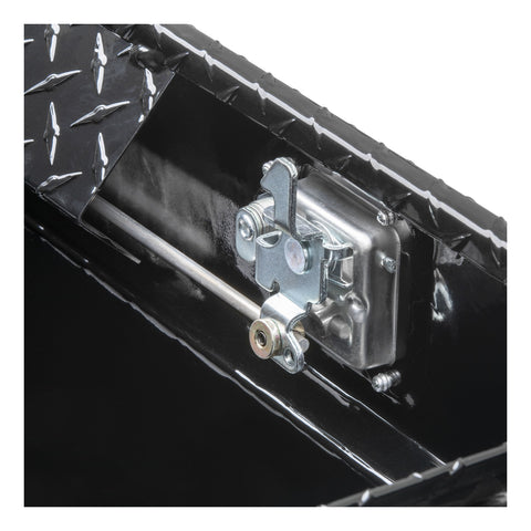 UWS Gloss Black Aluminum 69in. Deep Angled Crossover Truck Tool Box