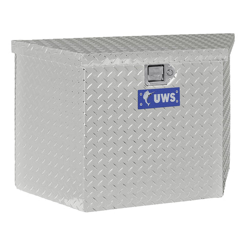 UWS UWS TBV-34 Trailer Tool Box (34 Inch Trailer Tongue Storage Box-Bright Aluminum)