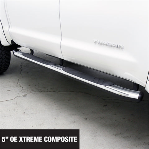 Go Rhino 5in. OE Xtreme Composite SideSteps-80in. Long-Black-Bars Only